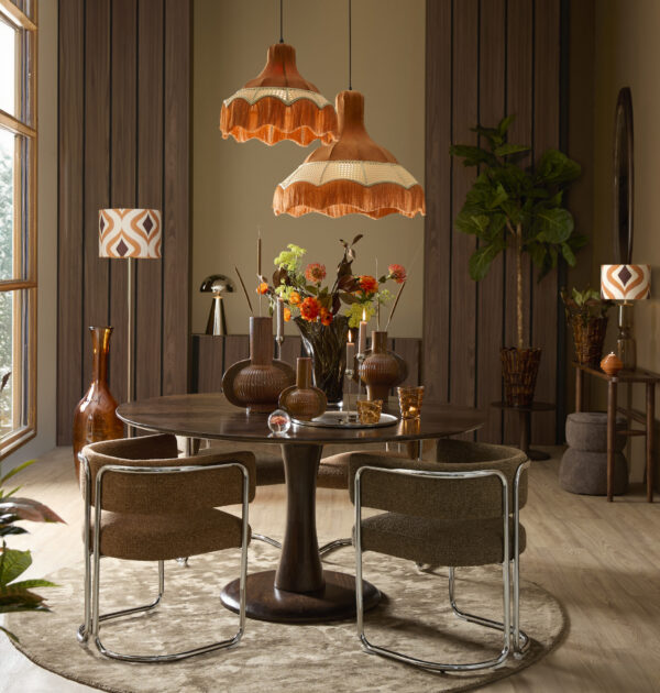 Metalen tafellamp zilverkleurig Light & Living Surrina - H 49 cm - Image 4