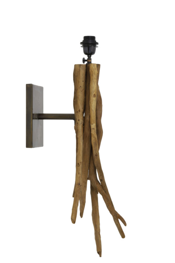 Houten wandlamp natuurlijk design Light & Living Bluma - wandlamp - H 70 cm - Image 3