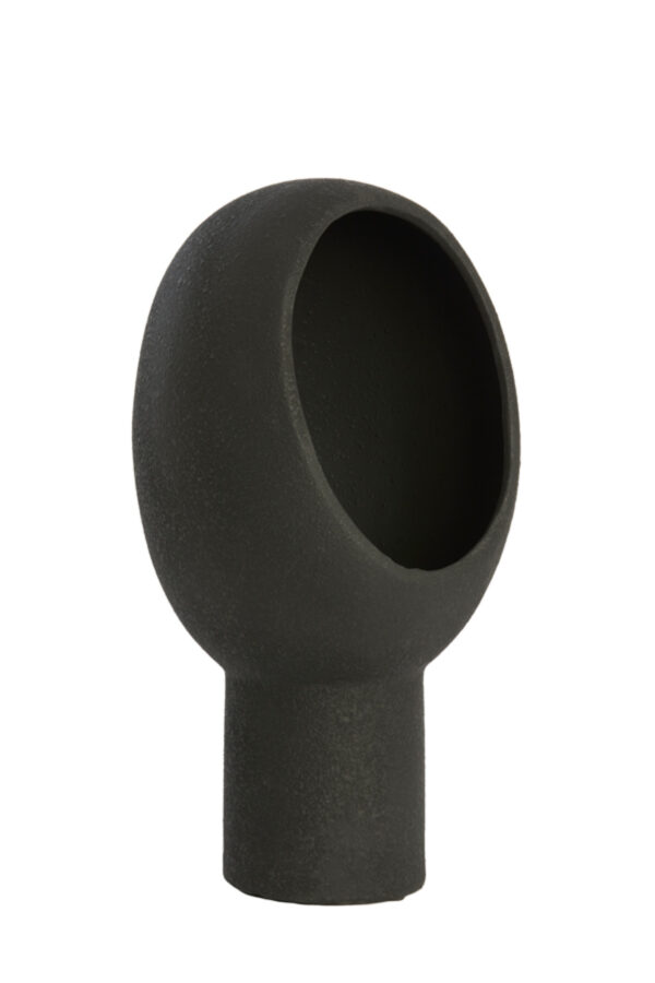 Ovale tafellamp zwart cement Light & Living Monk - H 46 cm - Image 2