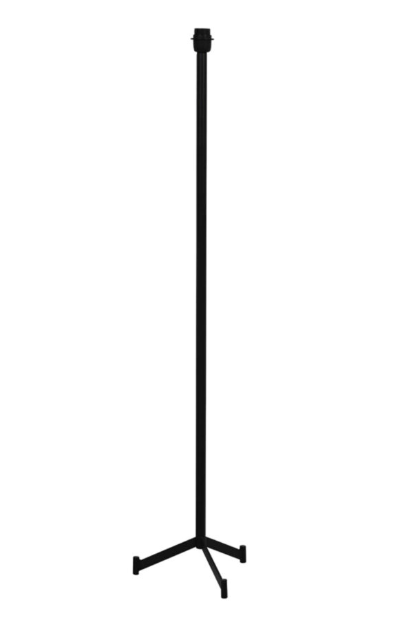 Zwarte lampenstandaard minimalistisch Light & Living Dennis - H 131 cm - Image 2