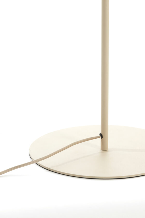 Beige stoffen japandi vloerlamp Light & Living Fringe - H 165 cm - Image 5
