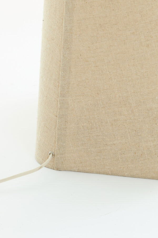 Vloerlamp van beige stof Light & Living Mikko - H 176 cm - Image 6
