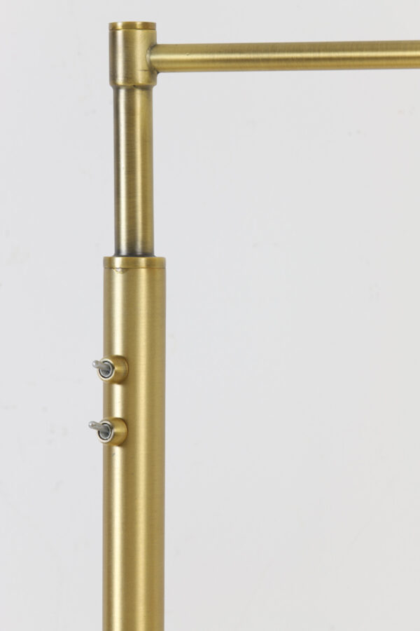 Goudkleurige vloerlamp frame Light & Living Calgary - H 138 cm - Image 4