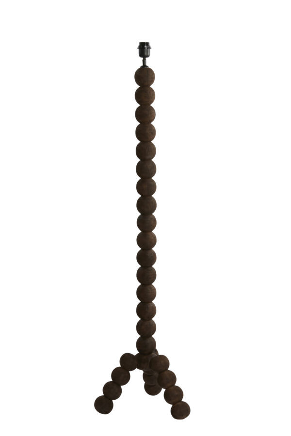 Houten lampvoet bolvormig Light & Living Veglio - H 130 cm - Image 2