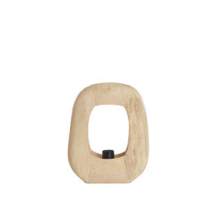 Houten lampvoet ovaalvormig Light & Living Kelafo - H 30 cm