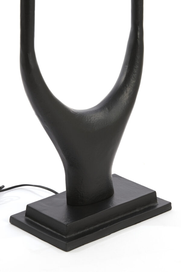 Zwarte lampvoet van metaal Light & Living Gavi - H 149 cm - Image 6