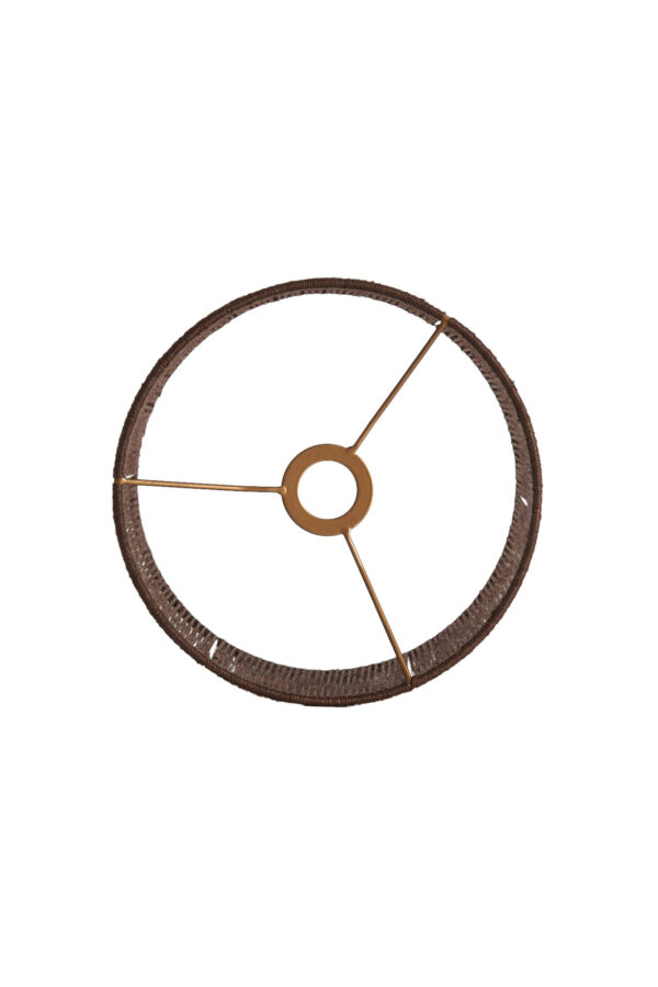 Bruine draadlampenkap cilindervormig Light & Living Tossa - Ø 30 cm - Image 6