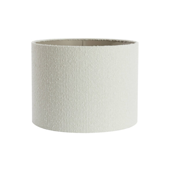 Crème cilindervormige stoffen lampenkap Light & Living Bolero - Ø 40 cm