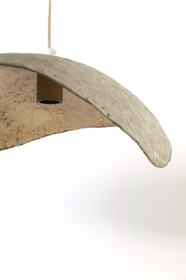 Organische beige hanglamp compact Light & Living Lonia - Ø 43 cm - Image 5