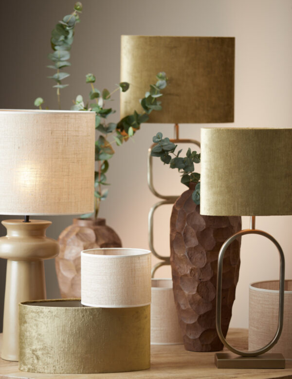 Cilindergevormde lampenkap beige stof Light & Living Sendai - Ø 20 cm - Image 4