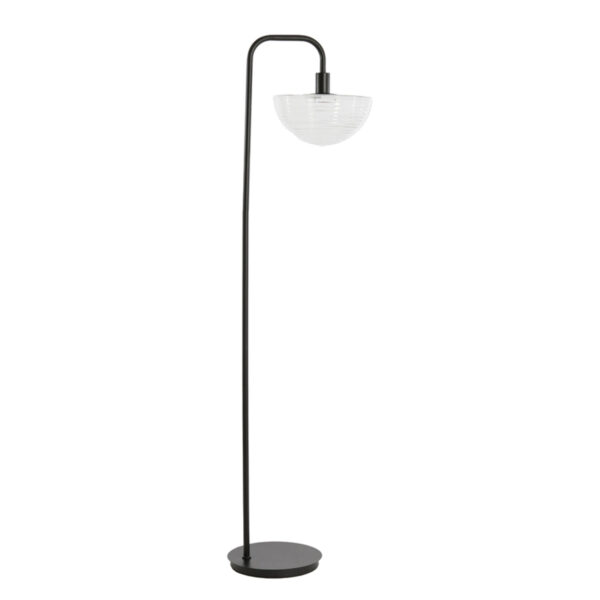 Staande vloerlamp met glazen kap Light & Living Baylie – H 165 cm