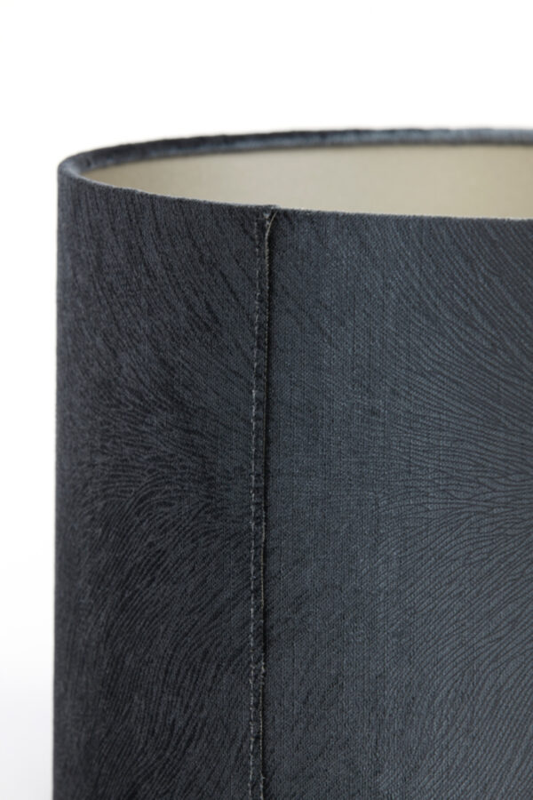Kleurige grijze cilindervormige lampenkap stof Light & Living Lubis - Ø 30 cm - Image 7