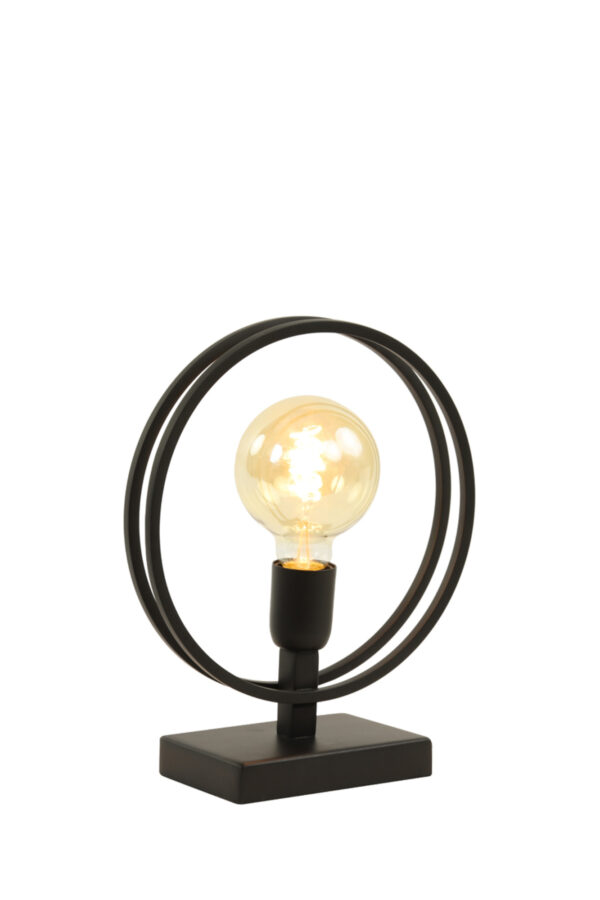 Zwarte metalen lamp basis Light & Living Rudra - H 30 cm - Image 6