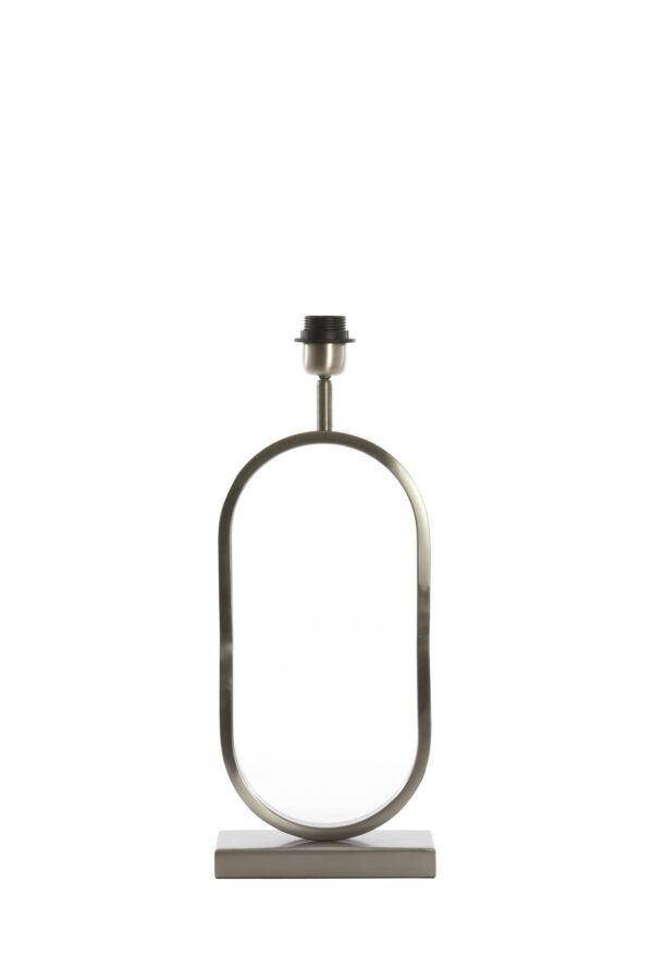 Ovale Zilveren lampenvoet Light & Living Jamiri - H 45 cm - Image 2