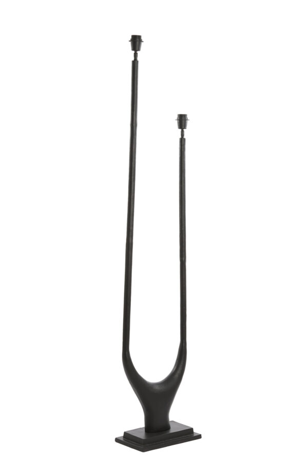 Zwarte lampvoet van metaal Light & Living Gavi - H 149 cm - Image 3