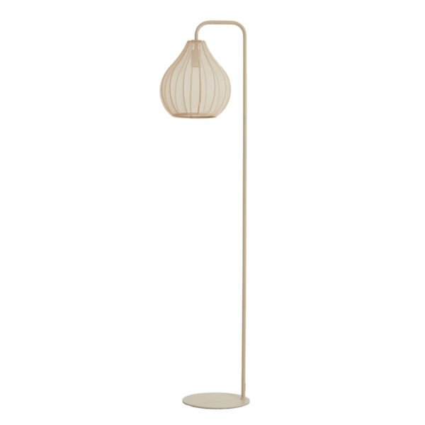 Vloerlamp met beige kap Light & Living Elati – H 156,5 cm