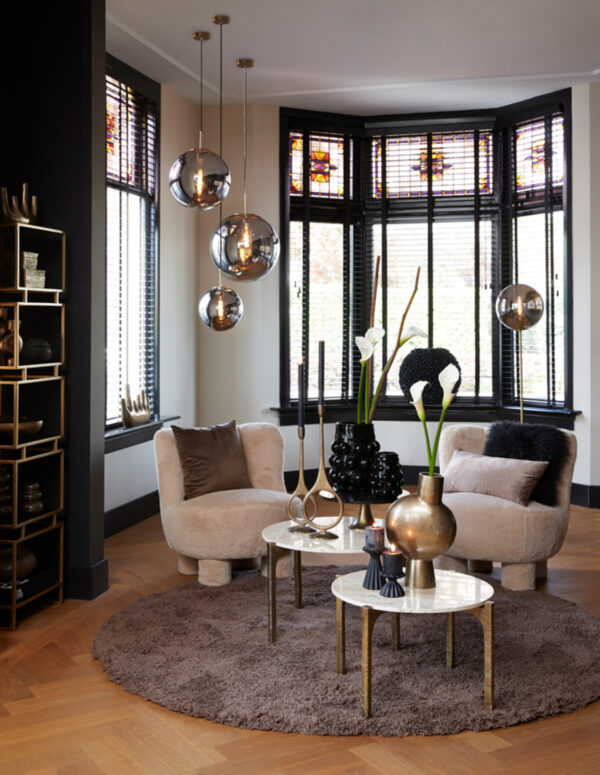 Moderne gouden vloerlamp Light & Living Medina - H 160 cm - Image 4