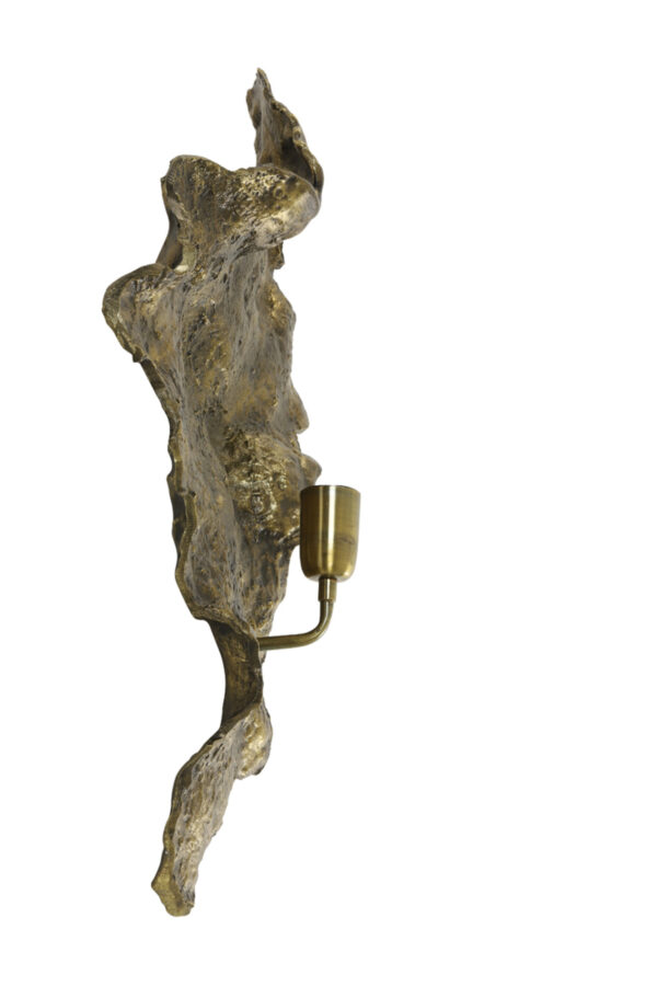 Sculpturale wandlamp goud patina Light & Living Sidomi - wandlamp - H 62 cm - Image 3