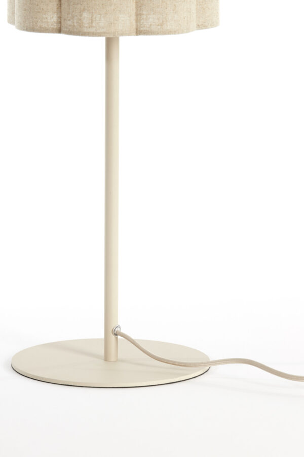 Lieve beige japandi tafellamp Light & Living Fringe - H 70 cm - Image 6