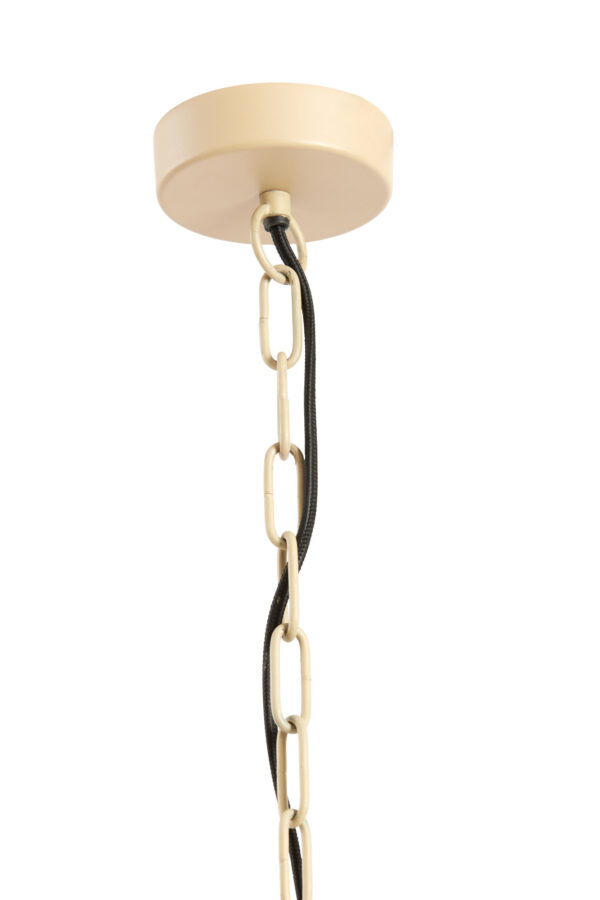 Natuurlijke kralen hanglamp Light & Living Kabinda - Ø 31 cm - Image 6