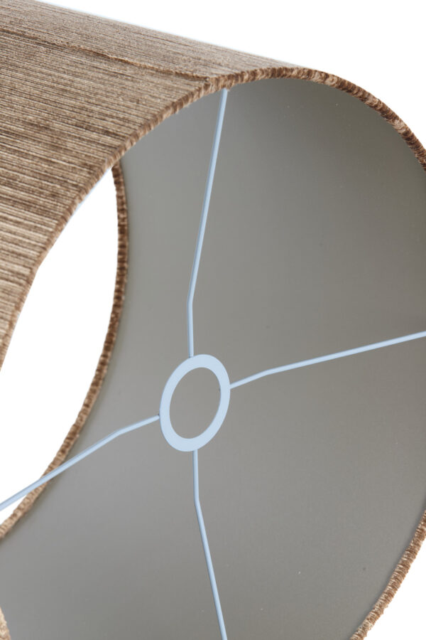 Fluwelen lampenkap in goudkleurige tint Light & Living Flair - Ø 40 cm - Image 5