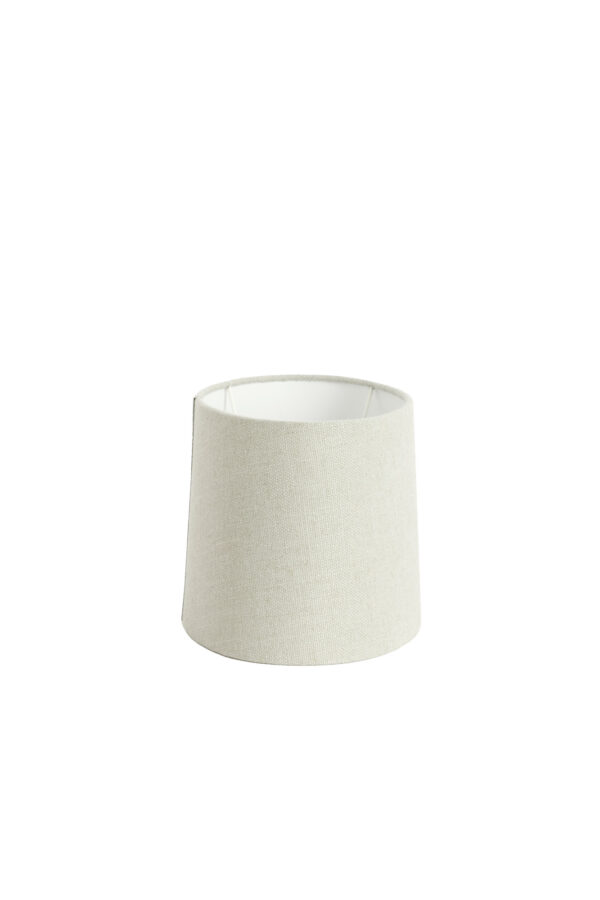 Beige stoffen lampenkap van hoogwaardige kwaliteit Light & Living Livigno - H 18 cm - Image 4