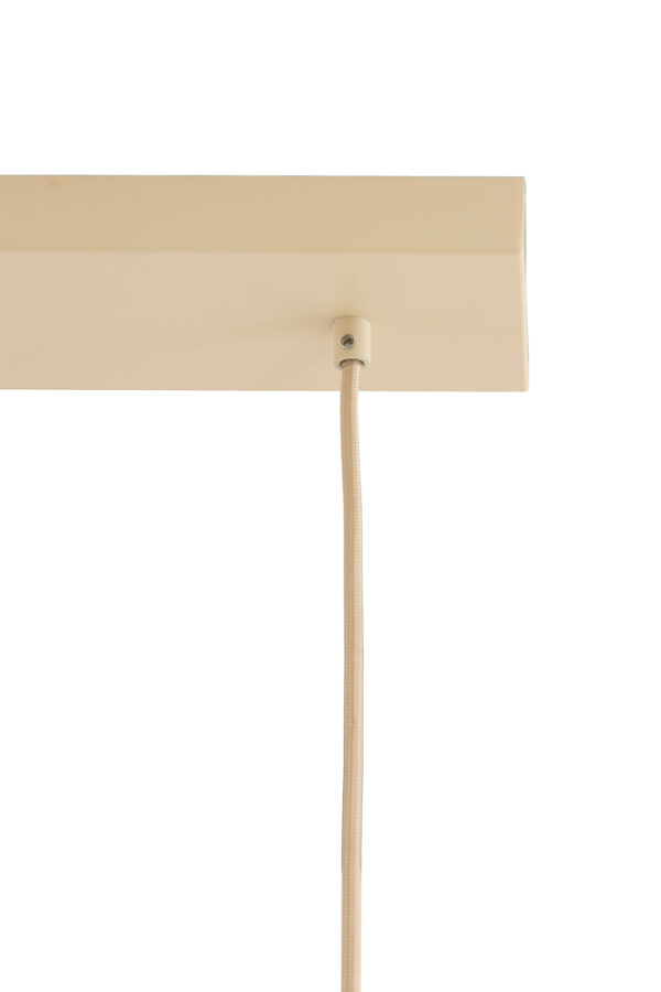 Bruine glazen hanglamp met uniek design Light & Living Bisho - B 94 cm - Image 6