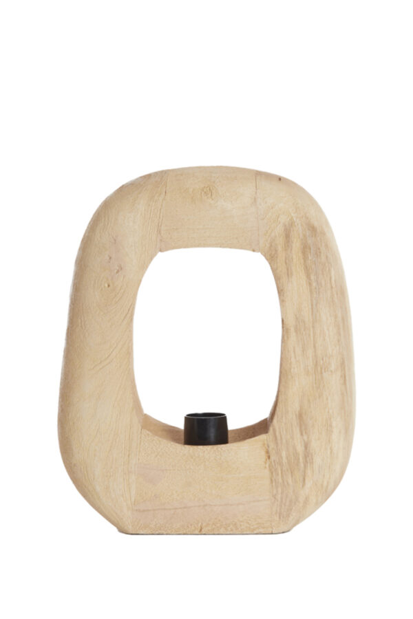 Houten lampvoet ovaal Light & Living Kelafo - H 40 cm - Image 2