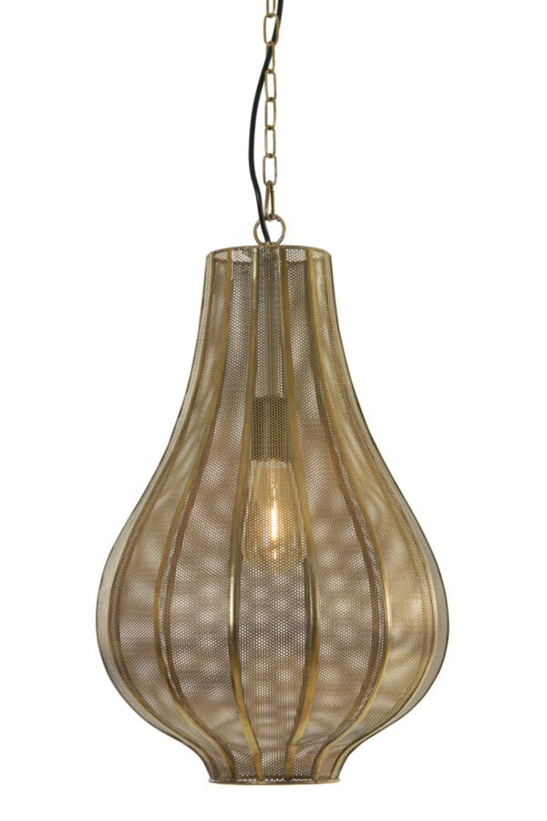 Goudkleurige metalen hanglamp Light & Living Micha - Ø 33 cm - Image 3