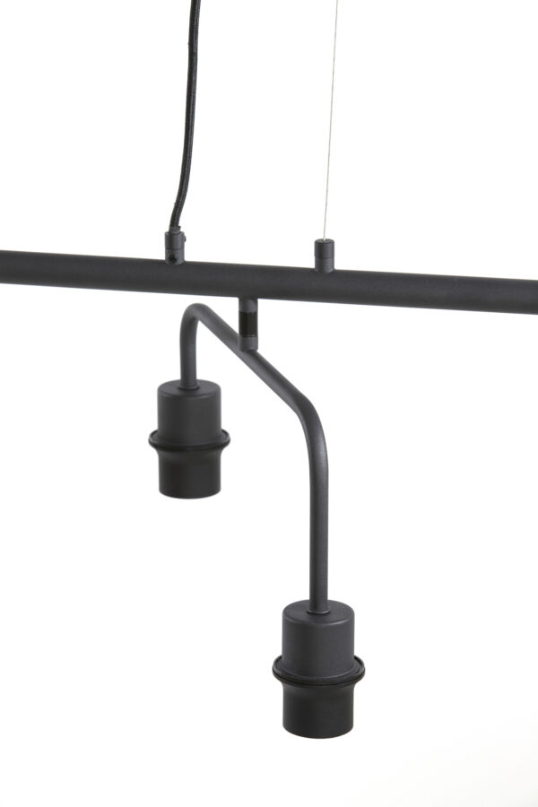 Moderne zwarte hanglamp met rail Light & Living Edisa - B 160 cm - Image 3