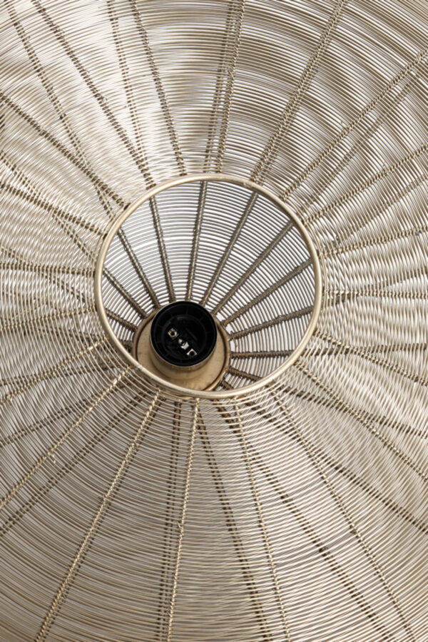 Gouden hanglamp met draadstructuur Light & Living Bahoto - Ø 40 cm - Image 5