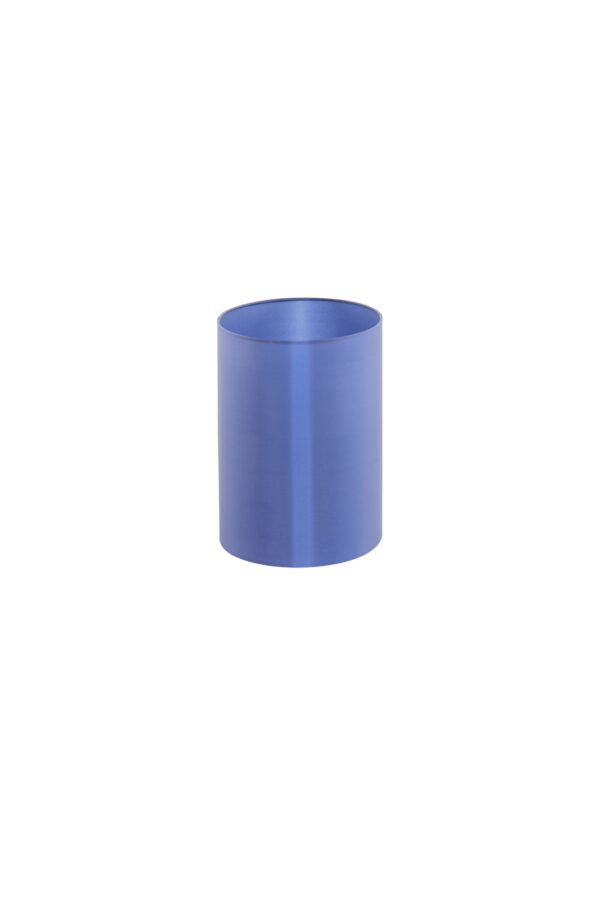 Blauwe cilindervormige lampenkap voor verlichting Light & Living Paradox - H 32 cm - Image 4
