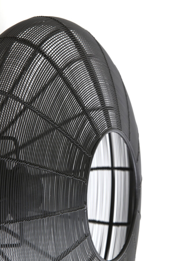 Industriële zwarte draad hanglamp Light & Living Bahoto - B 40 cm - Image 4