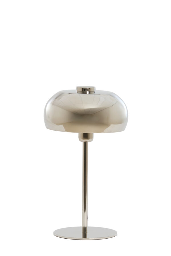 Metaalglanzende bureaulamp zilver Light & Living Surin - H 40 cm - Image 2
