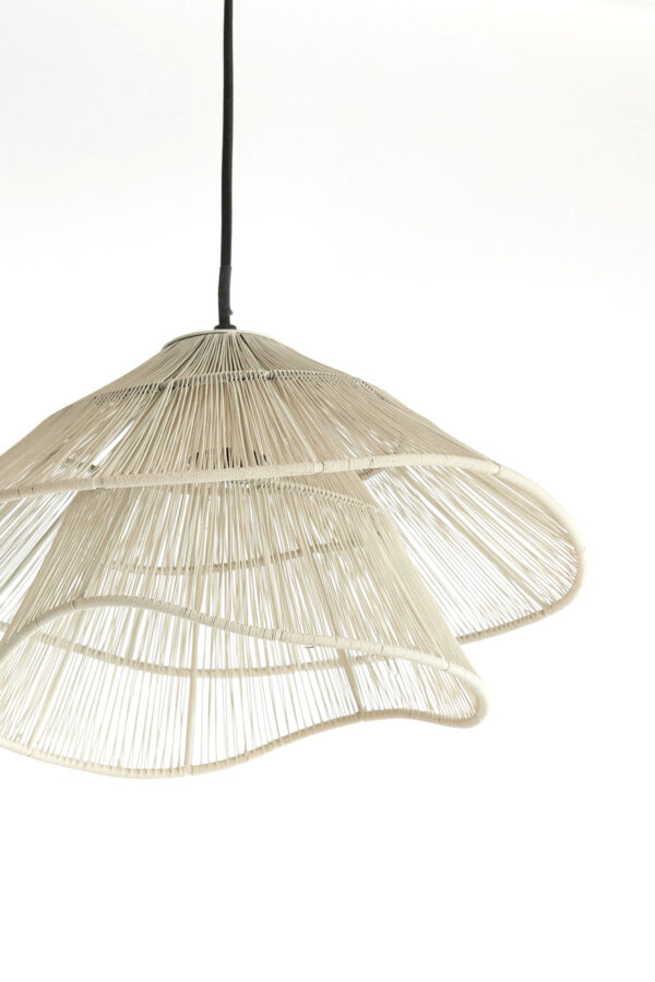 Golvende rieten hanglamp naturel Light & Living Alameda - Ø 36 cm - Image 3