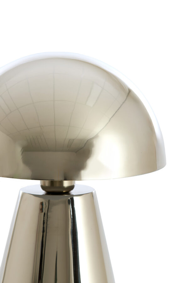 Metalen tafellamp zilverkleurig Light & Living Surrina - H 49 cm - Image 3