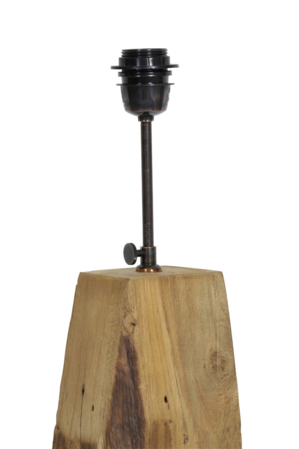 Houten lampvoet met natuurlijke uitstraling Light & Living Karlovo - H 144 cm - Image 8