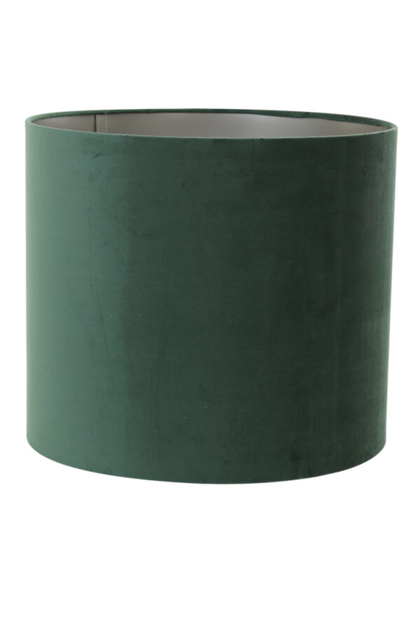 Groene cilindervormige lampenkap Light & Living Velours - Ø 45 cm - Image 2