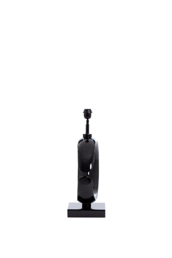 Zwarte lampenvoet halvemaanvormig Light & Living Maan - H 60 cm - Image 4