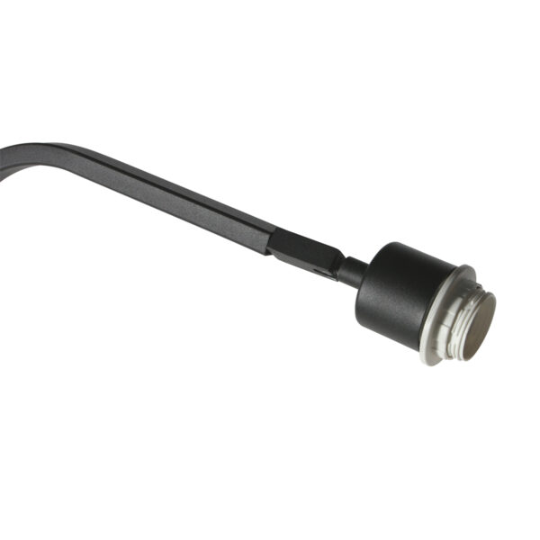 Booglamp geknikt zwart zilver velours kap Anne Lighting ZigZag - Image 8