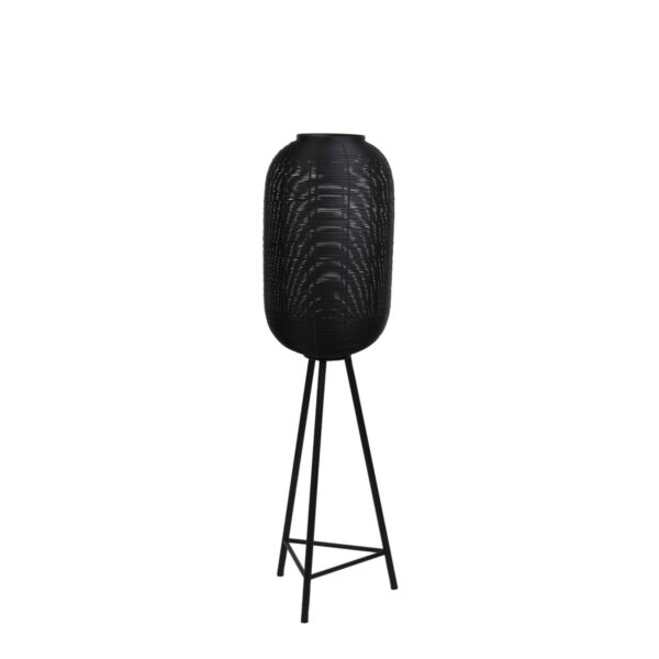 Zwarte vloerlamp met standaard Light & Living Tomek – H 136 cm