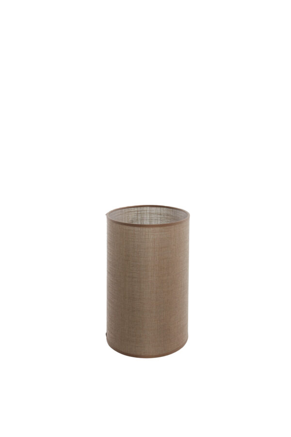 Bruine cilindervormige lampenkap in kleur Light & Living Caden - H 32 cm - Image 4