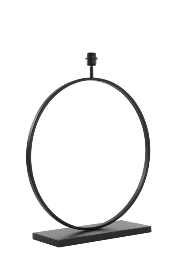 Zwarte ronde lampenvoet Light & Living Liva - H 79 cm - Image 3