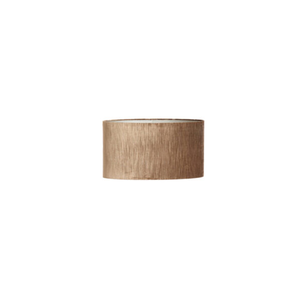 Gouden cilinder lampenkap voor sfeer Light & Living Flair - H 25 cm