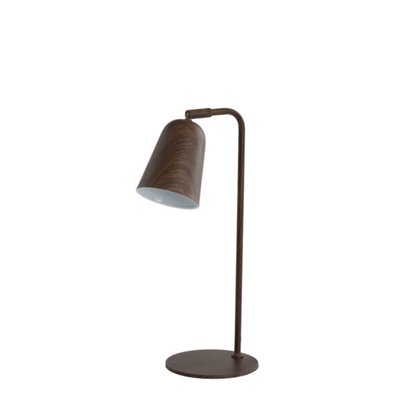 Klassieke houten tafellamp Light & Living Salomo – H 47 cm