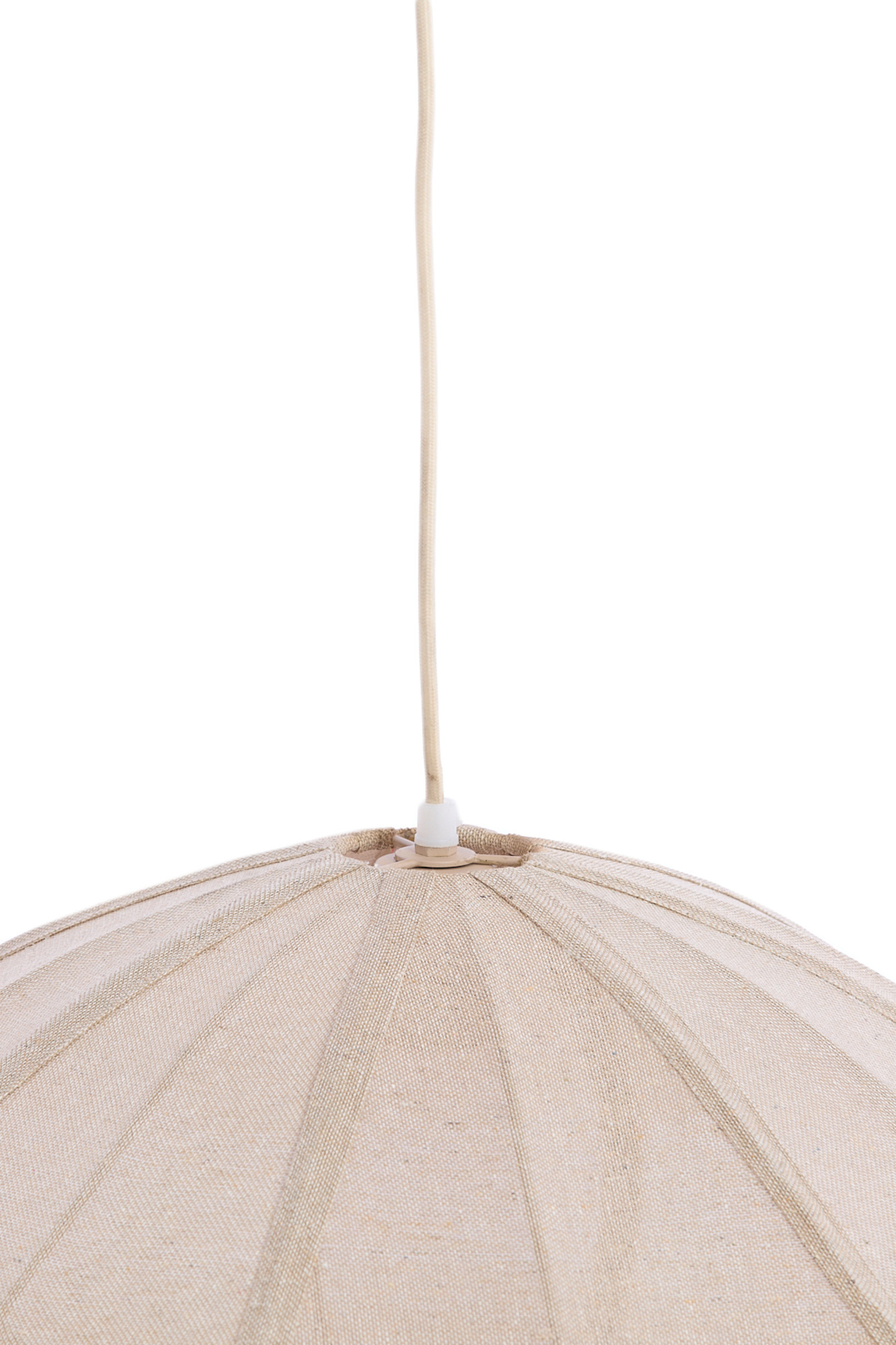 Beige stoffen hanglamp minimalistisch Light & Living Cesano - Image 3