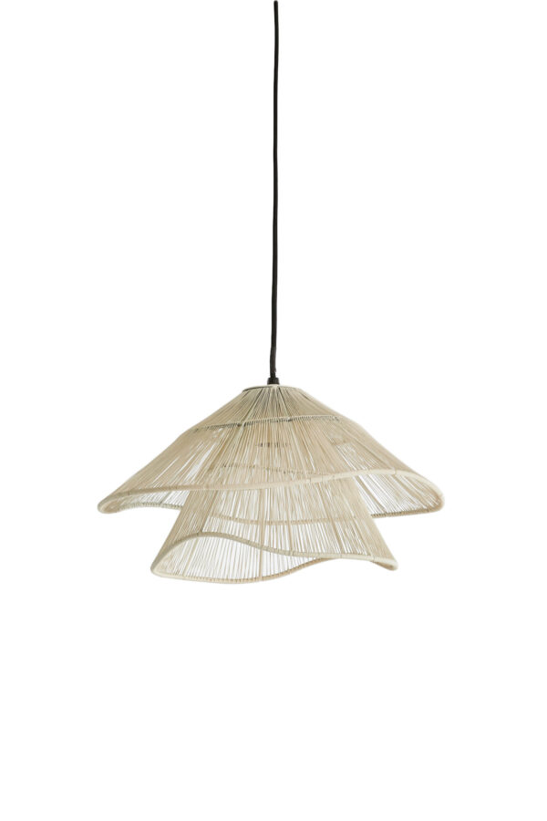 Golvende rieten hanglamp naturel Light & Living Alameda - Ø 36 cm - Image 2