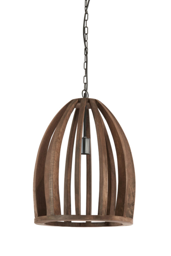 Houten hanglamp met open structuur Light & Living Haranka - Ø 38 cm - Image 2