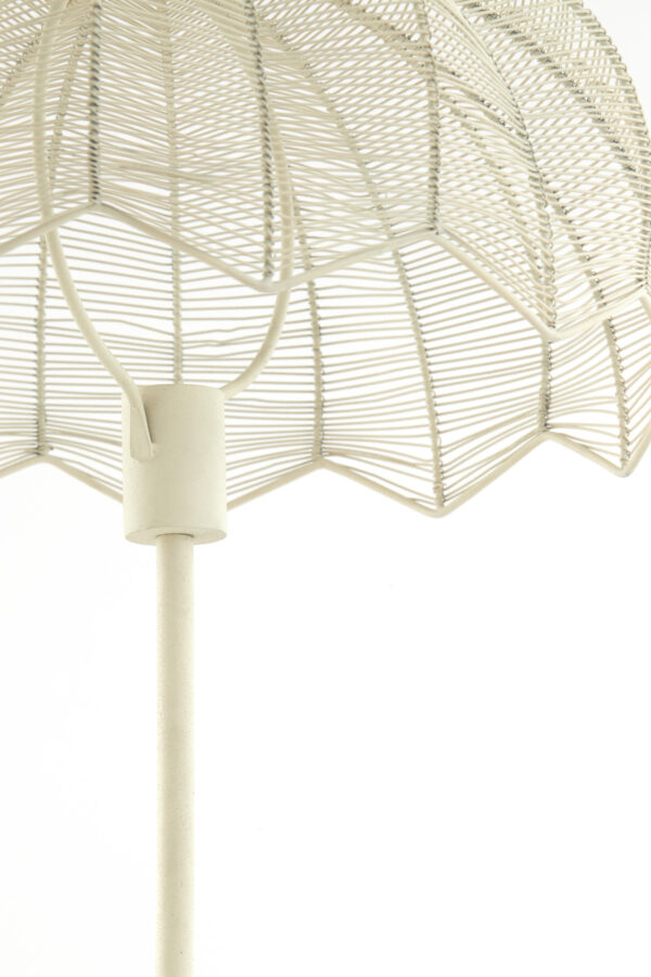 Witte opengewerkte vloerlamp Light & Living Espelo – H 150 cm - Image 5