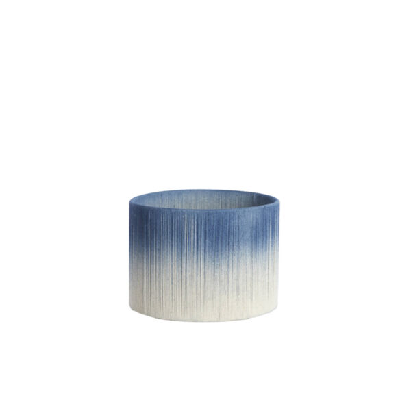 Blauwe ombre lampenkap cilindervormig Light & Living Tossa - Ø 25 cm